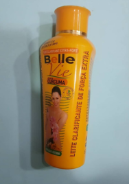 Lait clarifiant extra-fort BELLE VIE aux extrait de curcuma anti fards, anti quintos, anti rides et anti tâches