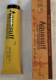 Tube Eclaircissant Contre Les Points Noirs D'acné Aux Soufre - Aquasulf Sulfur ointment